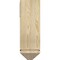 Ekena Millwork Funston Arts and Crafts Rough Sawn Bracket w/ Offset Brace, Douglas Fir, 8"W x 24"D x 24"H BKT0806X24X24FST03RDF - alternate 3